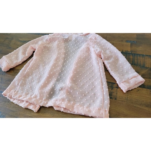 Sovanise Toddler Size 18/24 Pink Sheer Cardigan - Picture 7 of 14